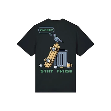 Stay Trash Black Tee 