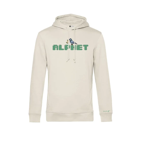 Stay Trash Off White Hoodie