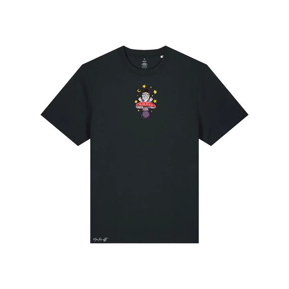 Mushroom Magic Black Tee 