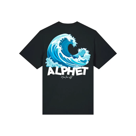 Wave Black Tee 