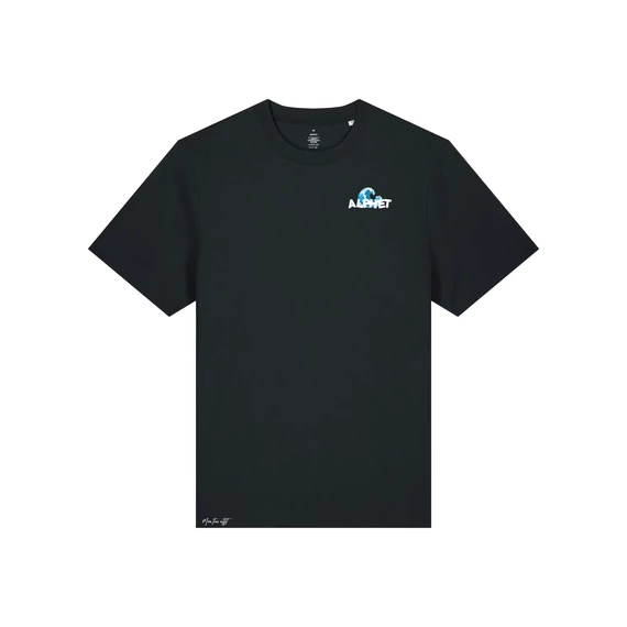 Wave Black Tee 