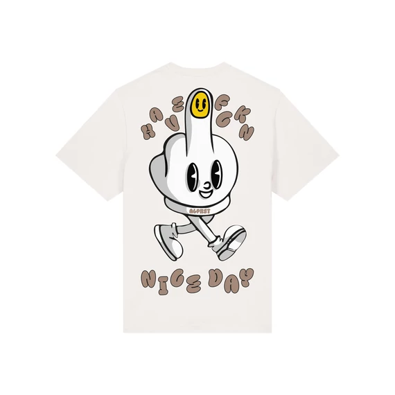 Have A Nice Day Off White Tee 