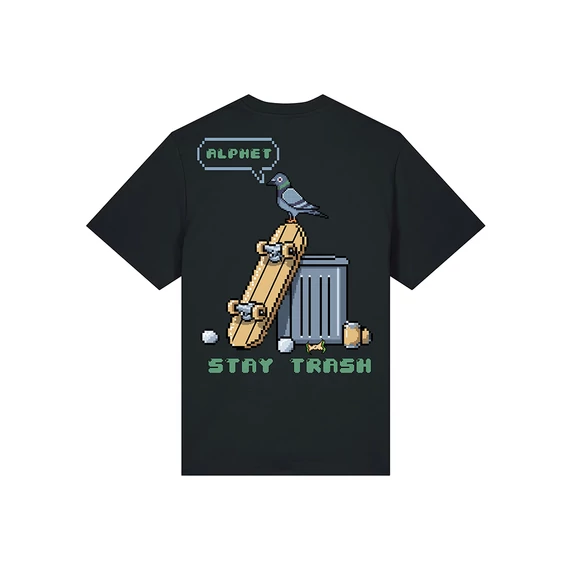 Stay Trash Black Tee 