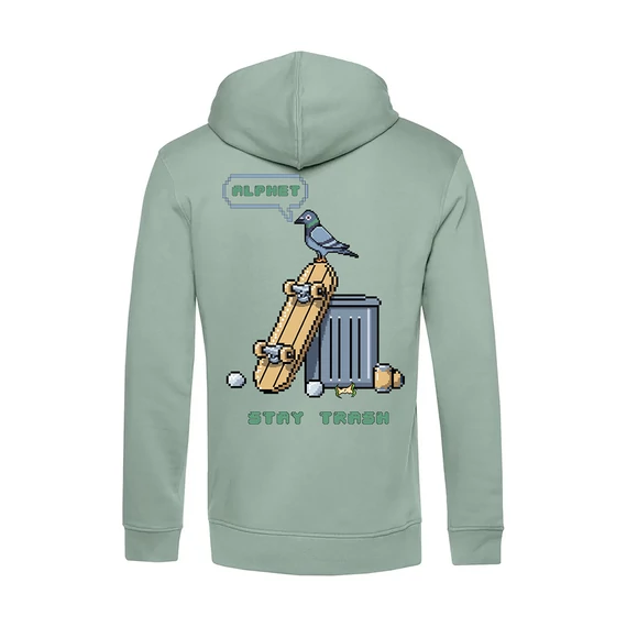 Stay Trash Sage Hoodie